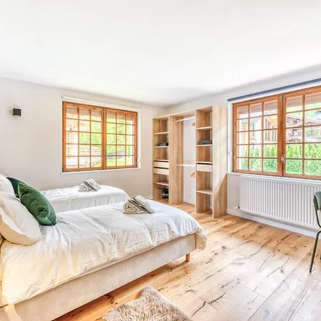 De Luxe Avec Jacuzzi, Vue Montagne Et Jardin 霞慕尼