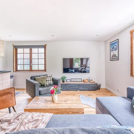 De Luxe Avec Jacuzzi, Vue Montagne Et Jardin 公寓 霞慕尼