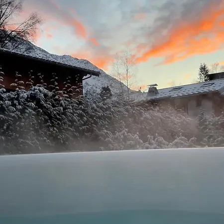公寓 De Luxe Avec Jacuzzi, Vue Montagne Et Jardin *