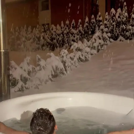 公寓 De Luxe Avec Jacuzzi, Vue Montagne Et Jardin 霞慕尼