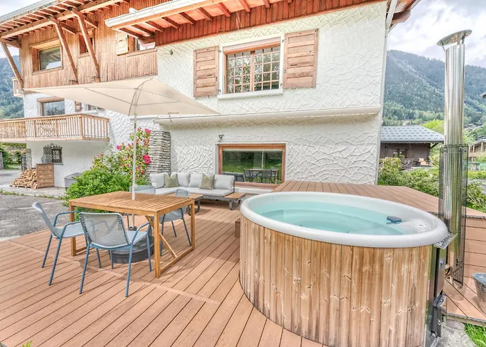 Apartman De Luxe Avec Jacuzzi, Vue Montagne Et Jardin Chamonix