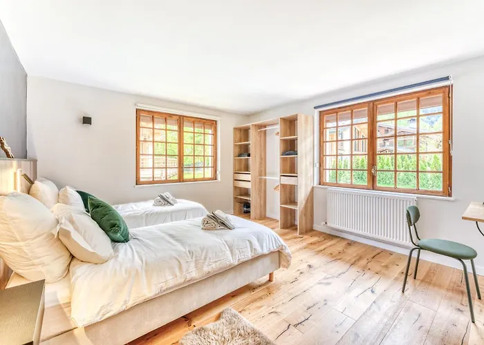 De Luxe Avec Jacuzzi, Vue Montagne Et Jardin Chamonix