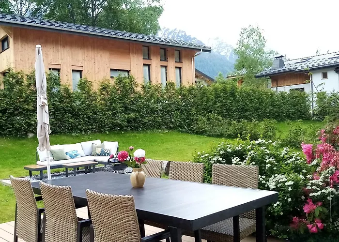 Apartman De Luxe Avec Jacuzzi, Vue Montagne Et Jardin Chamonix